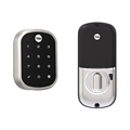 SATIN NICKEL ASSURE SL KEYLESS SLIM TOUCH 250 USERS ZWAVE